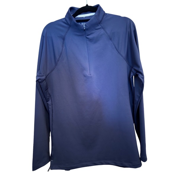 Peter Millar Quarter Zip Pullover Womens Large Navi UPF 50+ Sun Protection NWT